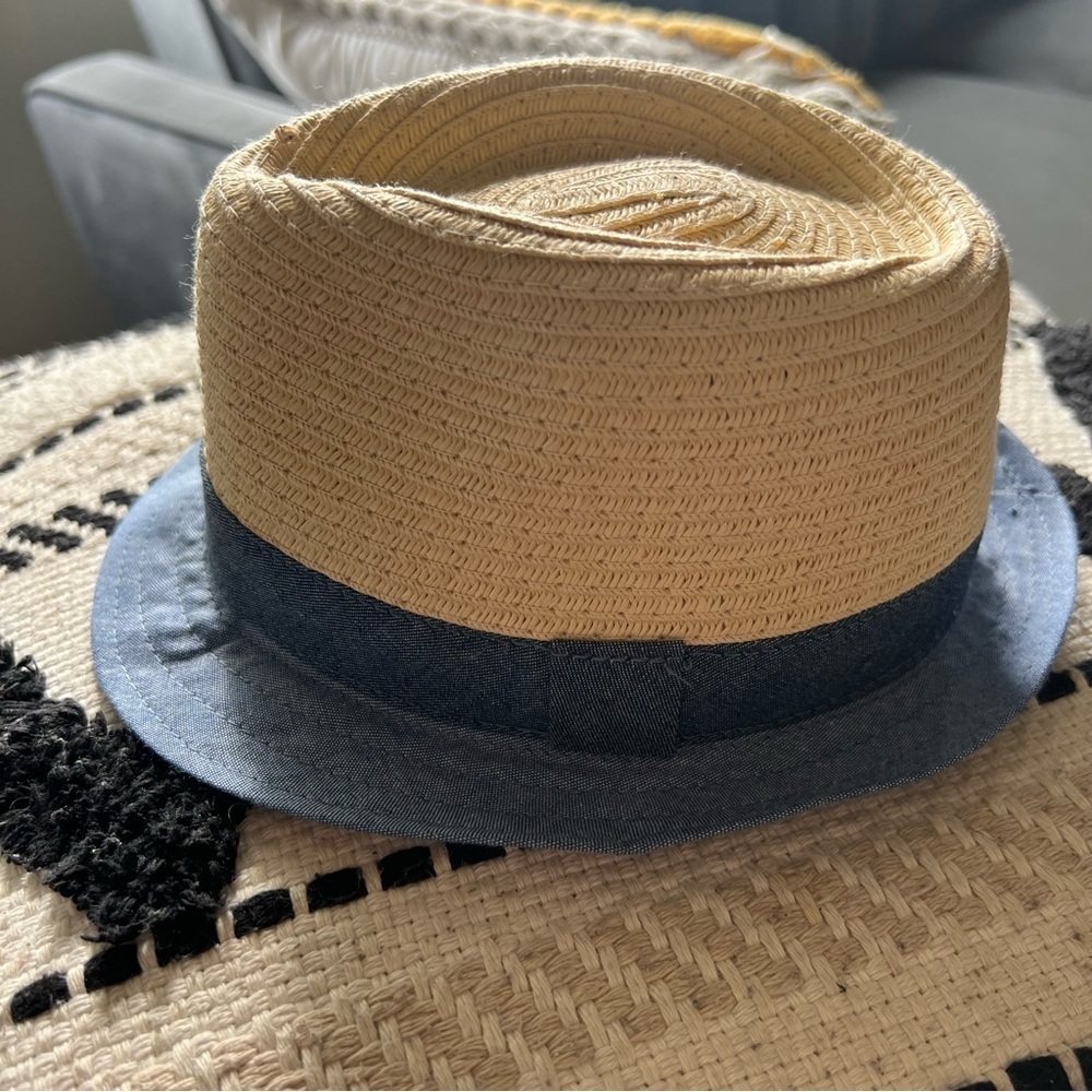 Infant hat boy straw vacation baby hat 6months 6 months